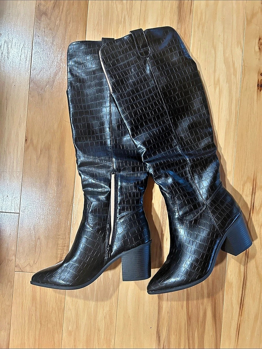 Women's Black Over-the-Knee Boots Like New